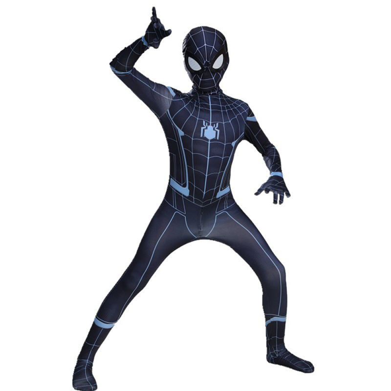 スパイダーパラレルユニバースマンマイルズハロウィンコス衣装子供用ヘッドギア服大人グウェンジャンプスーツ|undefined
