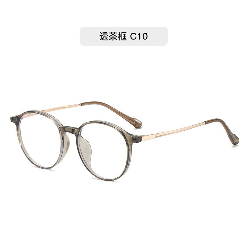 Espejos de marco retro ultraligeros con grado, gafas de marco simples anti-luz azul, gafas de negocios simples image 12