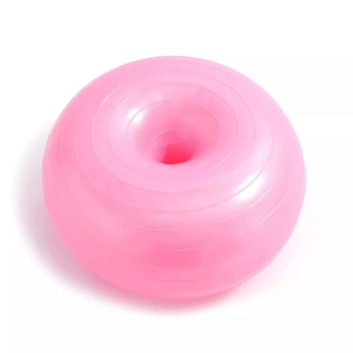 Pelota de yoga de pilates donut bola de manzana engrosada a prueba de explosiones ejercicio fitness recuperación posparto equilibrio estable hemisferio