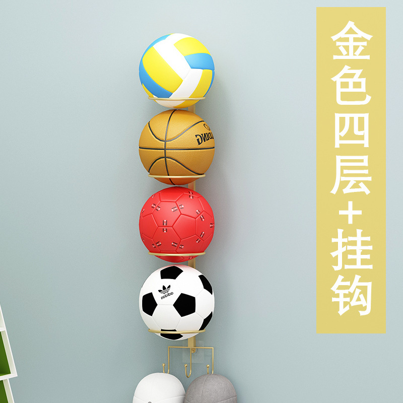 후크가 있는 벽의 4겹 금