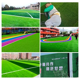 跑道草坪;遮阳网;安全绳