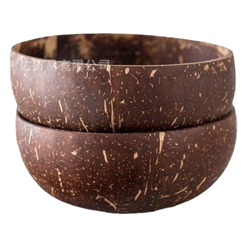 Cuenco de cuchara de cáscara de coco Cuenco de coco Cuenco de pulido de cáscara de coco ensaladera de hielo de nieve al por mayor en el extranjero Cuenco de pulido de Vietnam