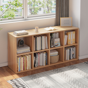Children's Bookshelf Storage Rack Floor-Standing Low Cabinet Student Storage Cabinet Living Room Combination Grid Cabinet Cabinet Storage Cabinet Bookcase