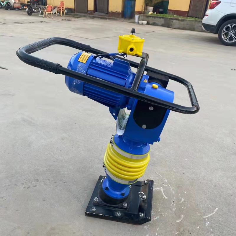 HCD90电动冲击夯 房屋建设电动打夯机 路基石夯实机