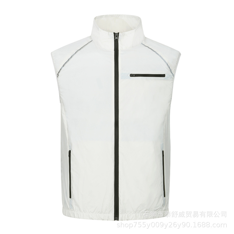 Nuevo chaleco de aire acondicionado inteligente transfronterizo de verano refrigeración artefacto de trabajo al aire libre de deportes de ventilador de refrigeración chaleco