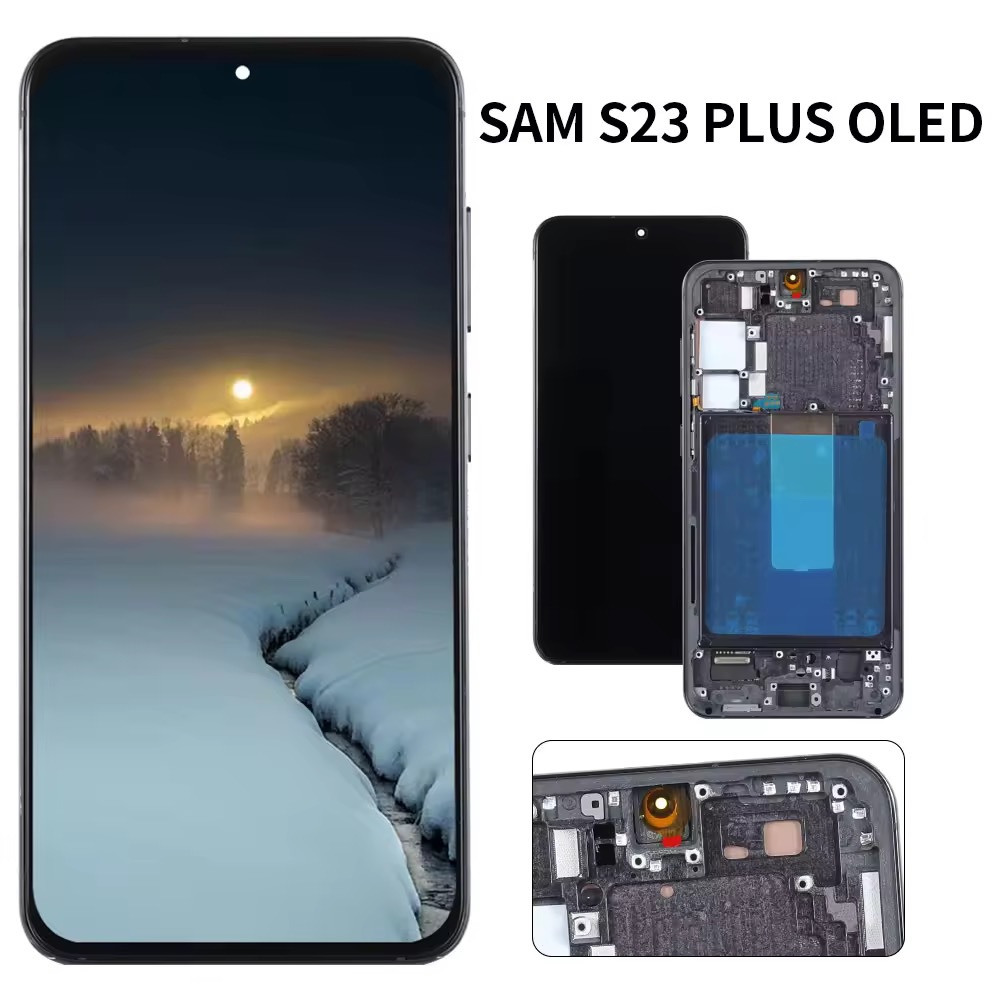 Aplicable a Samsung Galaxy S23P / S23 + conjunto de pantalla de teléfono móvil S23PLUS pantalla LCD total