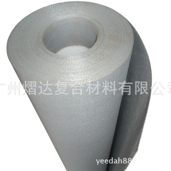 厂家直供硅胶布单面双面灰色耐高温玻璃纤维布阻燃布防火布批发