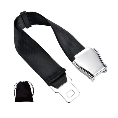 Cross-Border Hot-Selling Aircraft Seatbelt Digər kuzov və aksesuarlar - airplane-extension-strap-80cm-velvet-pouch-packaging