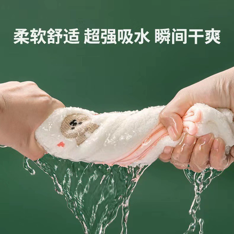 Children's soft towel for new born, handkerchief for face washing for kindergarten