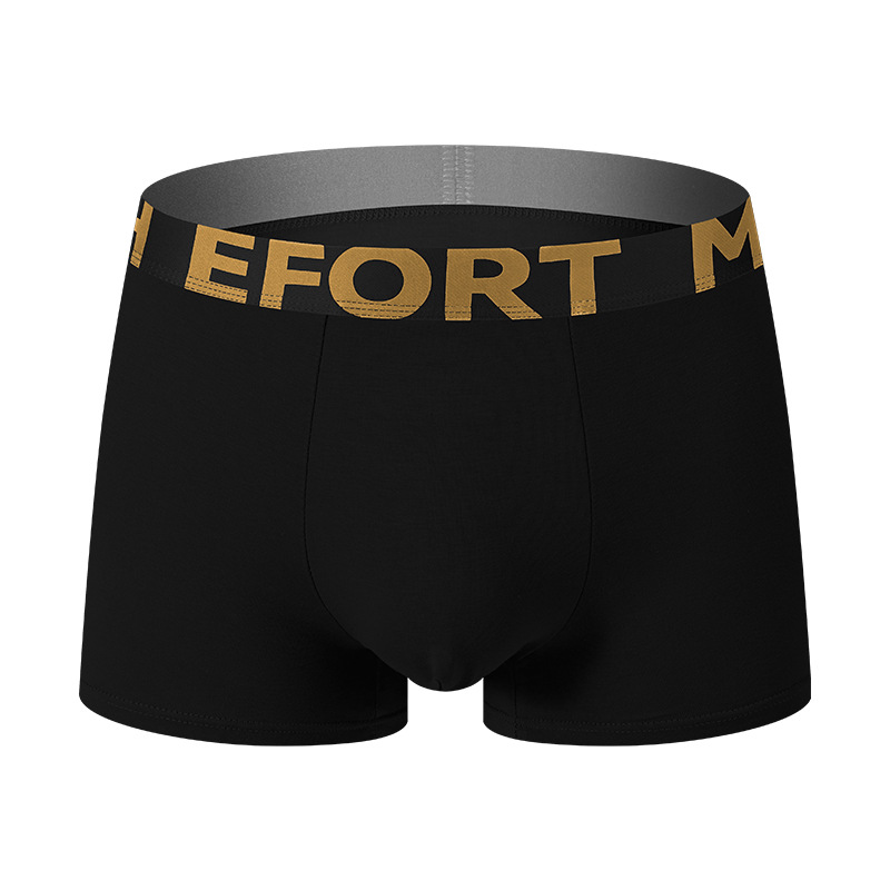 Ropa interior de hombre de algodón puro 7A Bóxer de entrepierna inferior de cordyceps antibacteriano para niños Pantalones bóxer de cintura media cómodos y transpirables para hombres lote