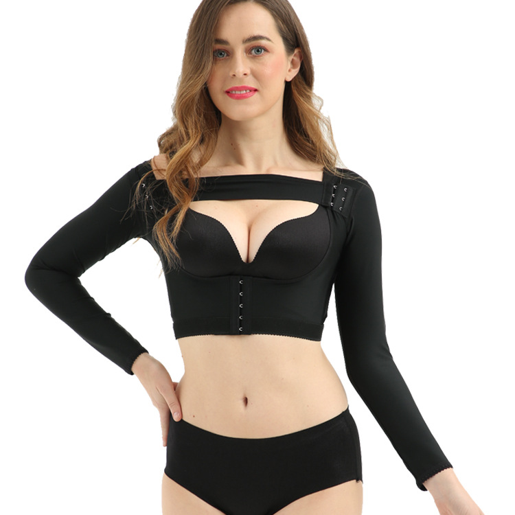 Corrección de postura transfronteriza de Amazon cuerpo que forma el chaleco cuerpo que adelgaza la cubierta del brazo de la viga sin costura ropa del brazo soporte del pecho cuerpo que forma la parte superior