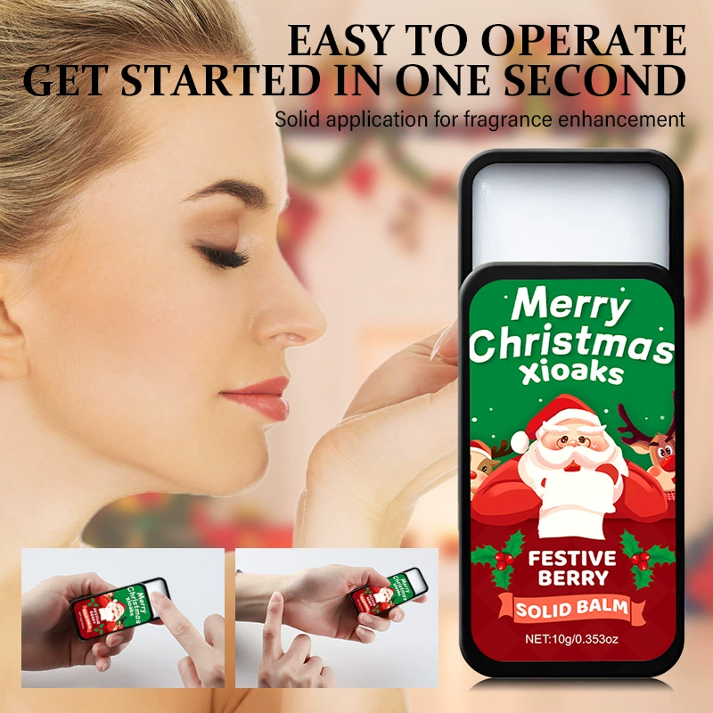 Трансграничный рождественский дезодорант с ягодами для мужчин и женщин, стойкий туалетный парфюм, портативный дезодорант в подарок