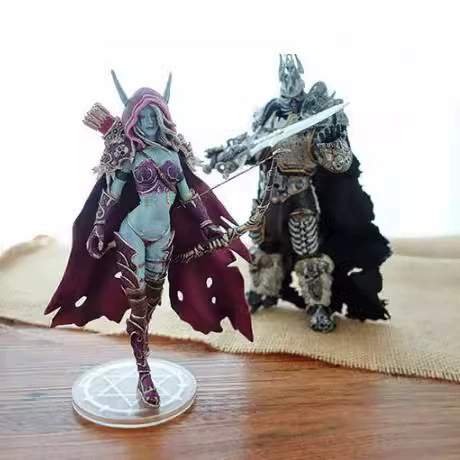 Большая модель Pill World of Warcraft 7inch Лich King Arthas Windrunner Sylvanas Фигурка Модель