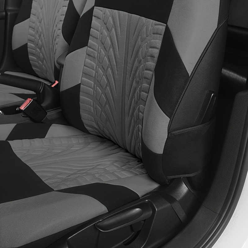 Cross-Border Best-Selling Car Seat Covers on Meike, 9-Piece Set, Universal for All Seasons, Tire Pattern Car Seat Covers Wholesale