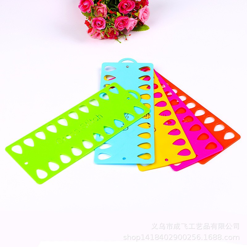 Tablero de enhebrado de punto de cruz Suzhou bordado color tablero de enhebrado de plástico tablero de bobinado de punto de cruz