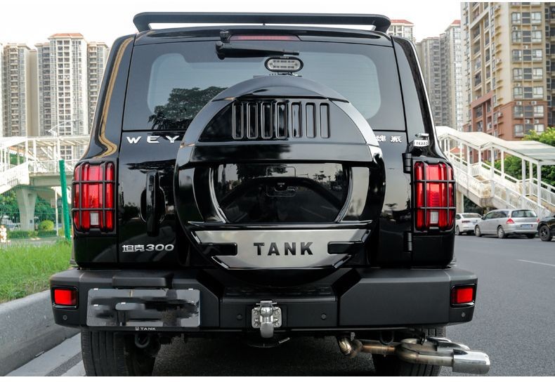 For Tank 300 Spare Tire Cover Off-road City Modified Rear Tailgate Fake Tire Shell Protective Cover Appearance Accessories