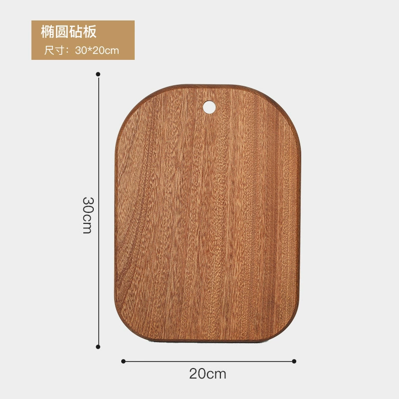 Wooden cutting board for home, bread board, cake platter, fruit chopping board, dormitory wood board, tea restaurant steak board