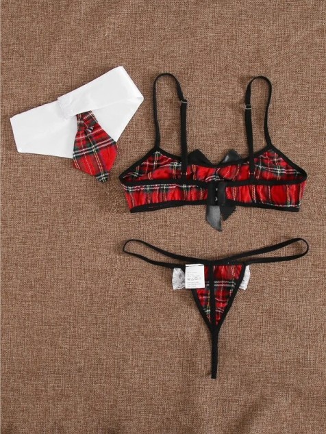 Neues Fun-Dessous-Sexy-Dreipunkt-Damen-Fliege-Dessous-Set_voghion.com