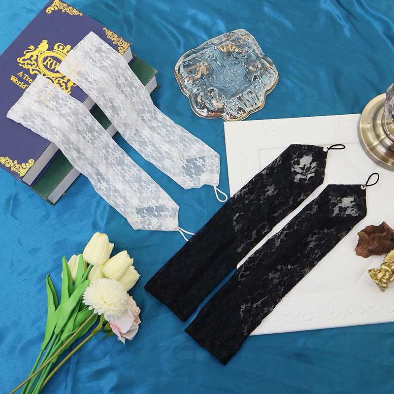 Nuevos guantes de encaje de venta caliente para la fiesta de baile, accesorios sexuales, los mismos accesorios de fotografía en línea.