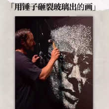 复仇者锤子玻璃画爆款玻璃敲击画生日礼物送女朋友装饰画