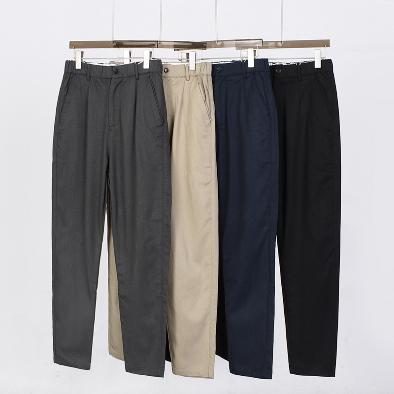 Lyocell Pants Spring Men's Slim-fit All-match Pants Business Casual Pants Korean-style Tapered Cushion Trendy Trousers