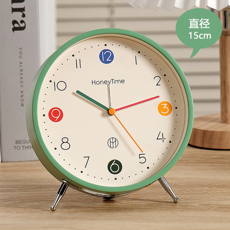 Reloj de despertador de escritorio oscilante 2023 nuevo artefacto de despertar para estudiantes de secundaria secundaria niños niños colocan reloj de escritorio