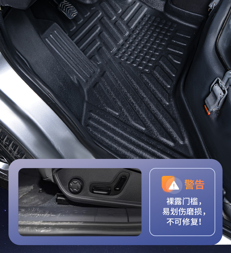 Suitable for Wuling Rongguang Car Floor Mats, Full Surround Type, Specifically for Rongguang 6407/Rongguang 6470, Car Modification and Decoration Tpe Floor Mats
