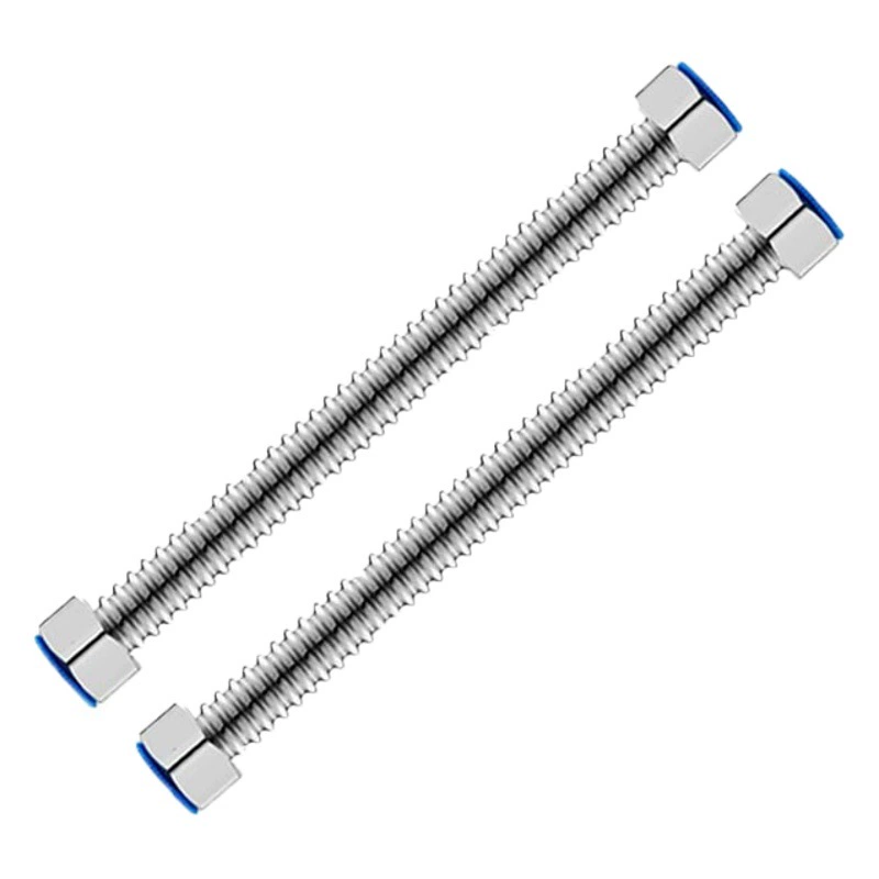 Утолщенный 4 точки 6 точек 304 сильфон из нержавеющей стали водонагреватель впускная труба Туалет водопроводная труба металлический впускной шланг