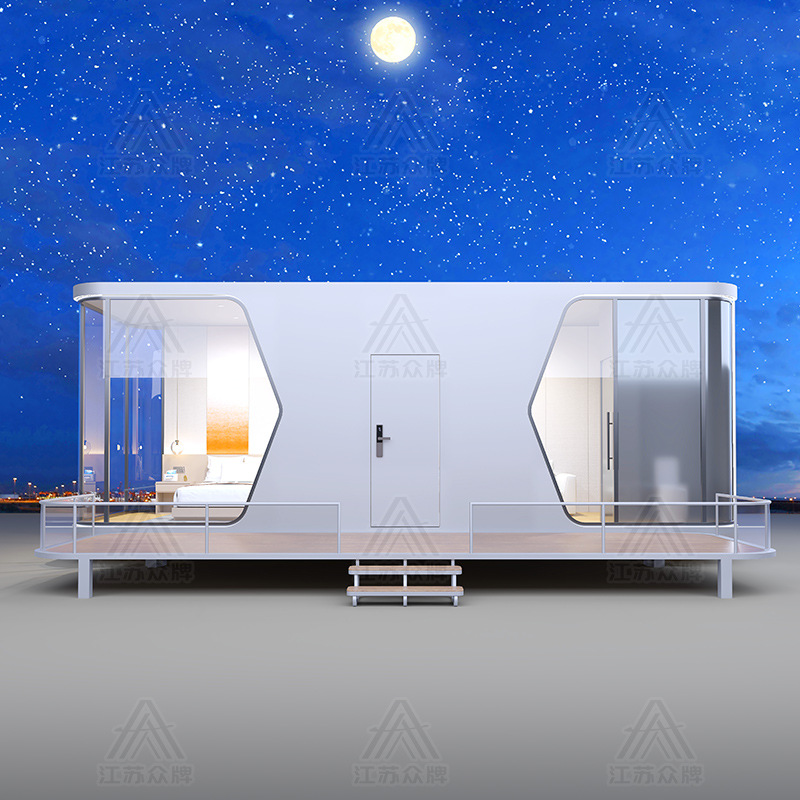 Red de celebridades cápsula espacial sala móvil área escénica Apple Cang B & B Oficina al aire libre Contenedor Weisu Hotel Lounge