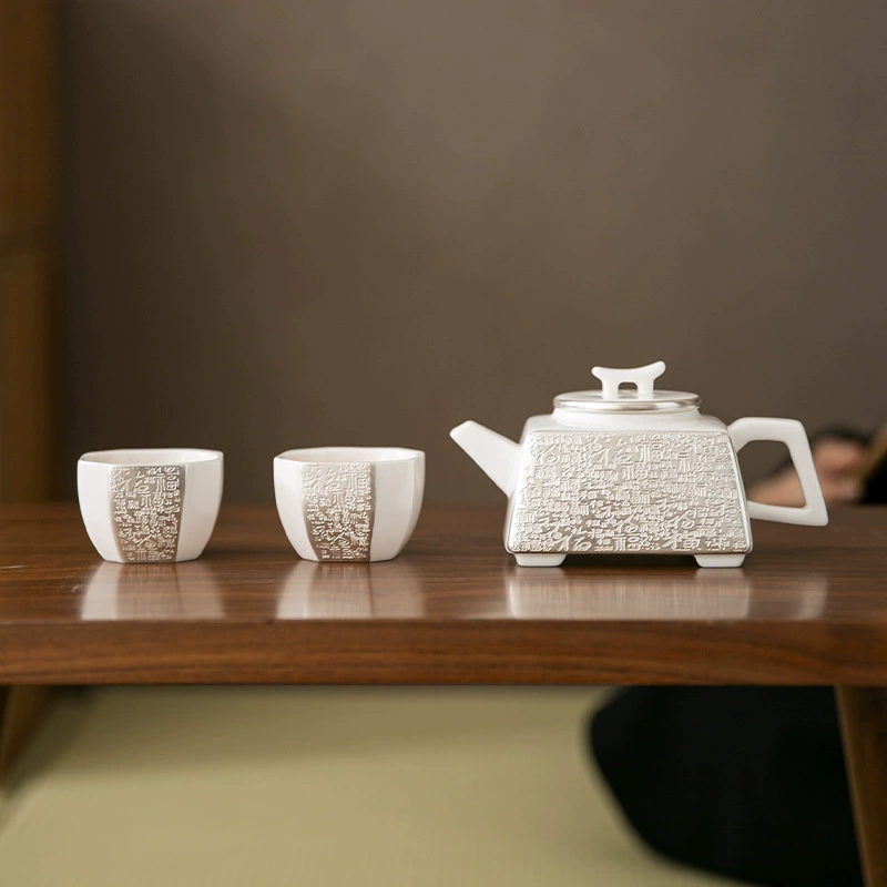 High-end tea set, men's tea cup, Birthday gift