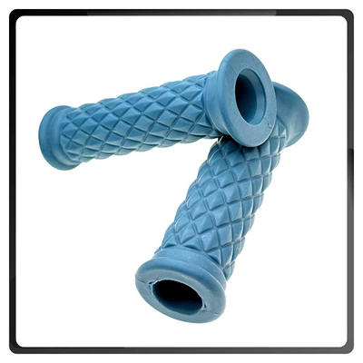 Motorcycle Handle Cover grips, suitable for scooter and - 22mm-grayish-blue