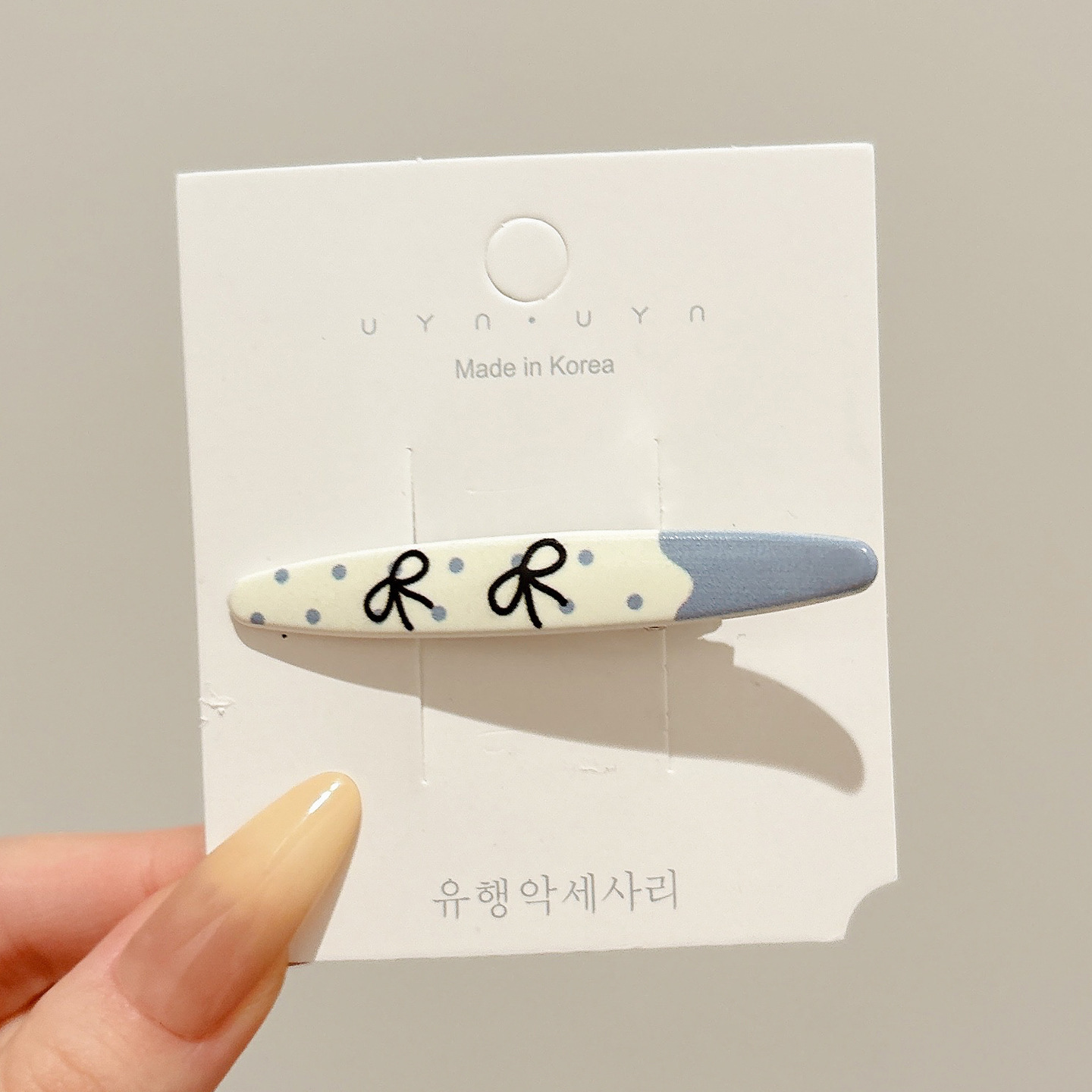 4#흰색 리본 약 6.5cm