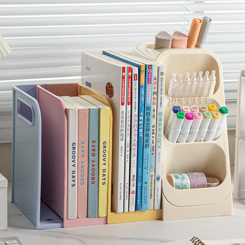 Caja de almacenamiento de escritorio tipo cajón estante telescópico multifuncional estante de escritorio de estudiantes papelería y artículos diversos