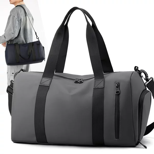 Banqitu Autumn and Winter New Travel Bag Simple Large Capacity Shoulder Crossbody Bag Outdoor Swimming Yoga Fitness Bag for Men