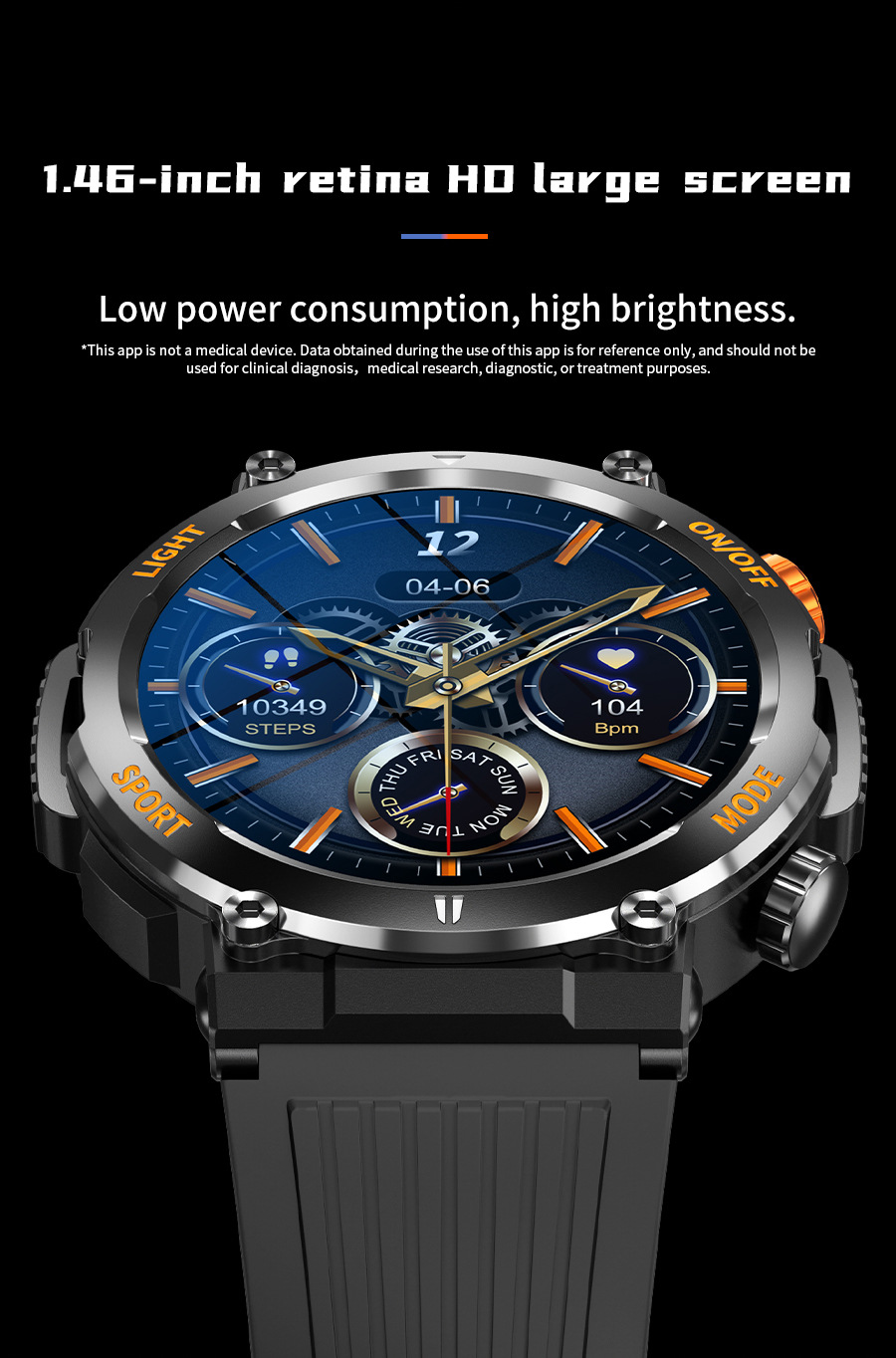 Smartwatch With Bluetooth Calling Heart Rate And Blood Pressure_voghion.com