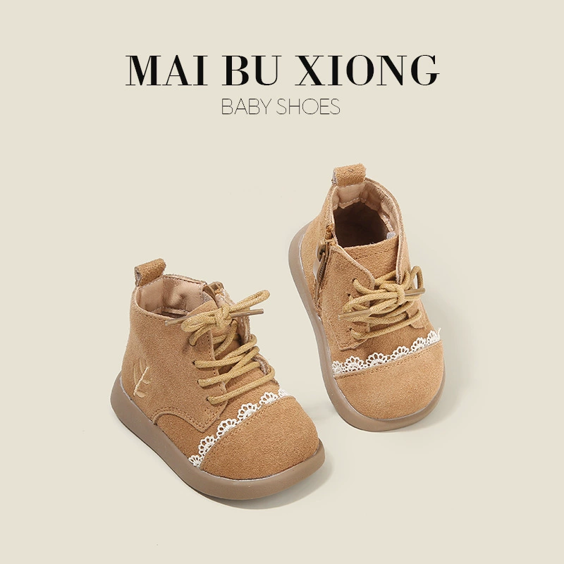 Martens, demi-season children's low boots, footwear for early age for boys, shoes