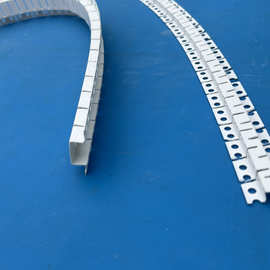PVC圆弧形几字条吊顶工艺槽可弯U型条弧度任意弯曲天花吊顶凹槽