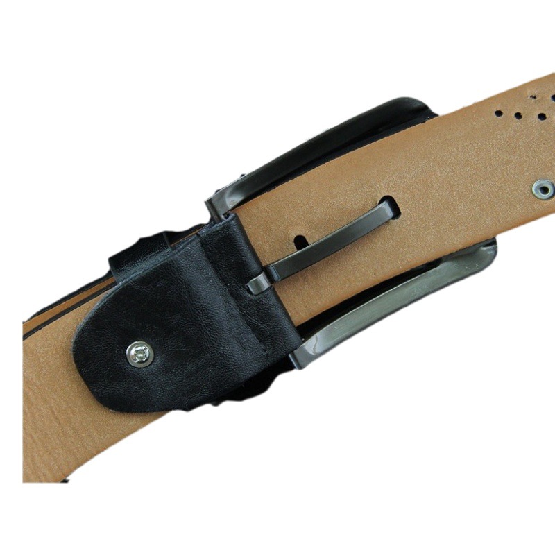 Nuevo cinturón de los hombres ocasionales Antiguo PIN hebilla cinturón retro remache pantalones cinturón pantalones a juego regalos de fábrica