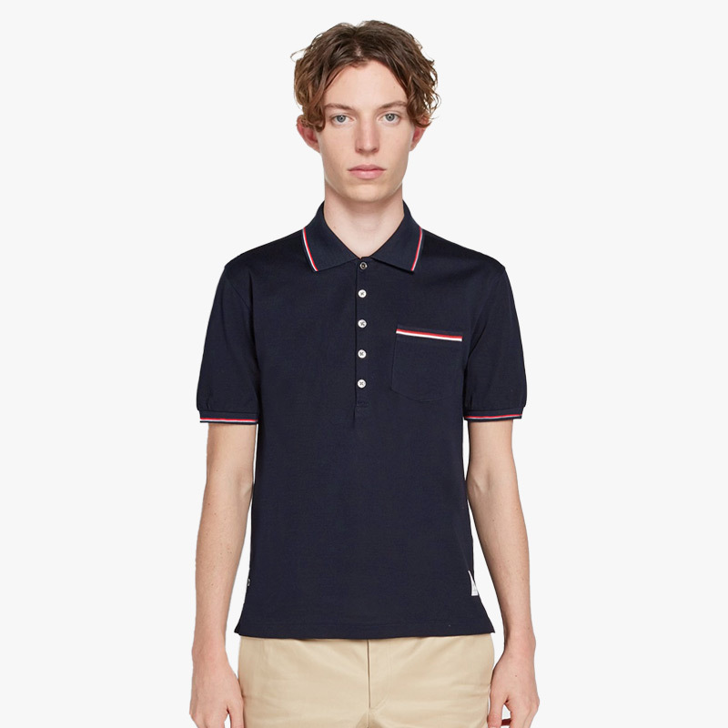 Summer New Short-Sleeved Men's Paul Shirt Slim Casual Cotton T-Shirt Factory Wholesale A0006