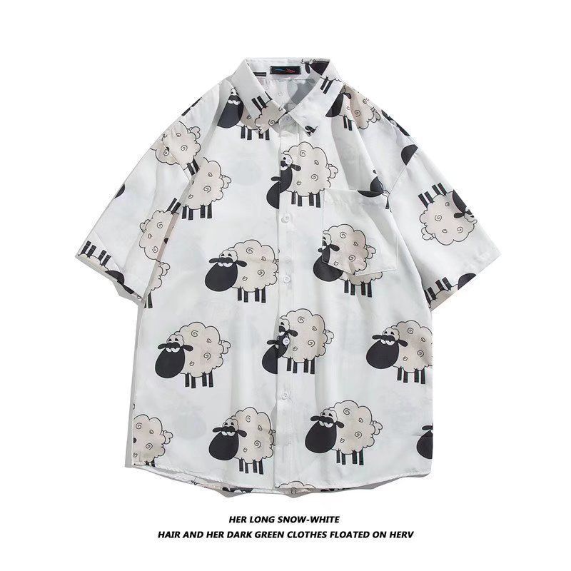 Camisa de manga corta para hombres 2022 nueva camisa floral delgada de secado rápido de moda suelta media manga estilo Hong Kong Ruan media manga guapo