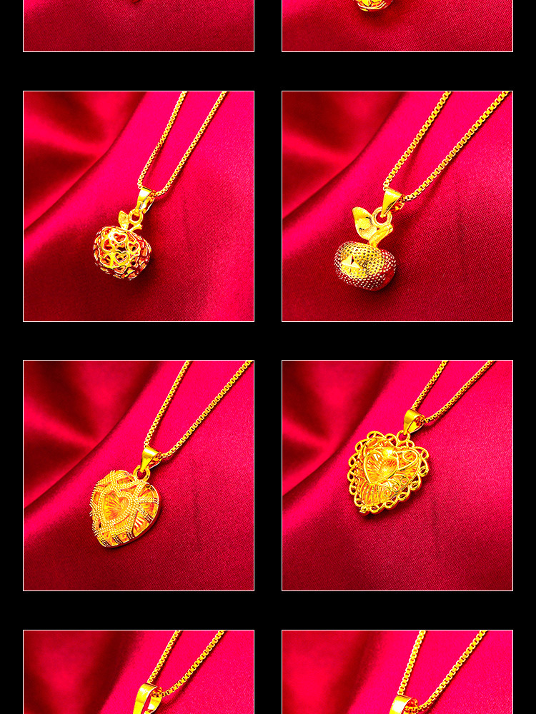 Gold Plated Flower Pendant Necklace For Men And Women Elegant_voghion.com