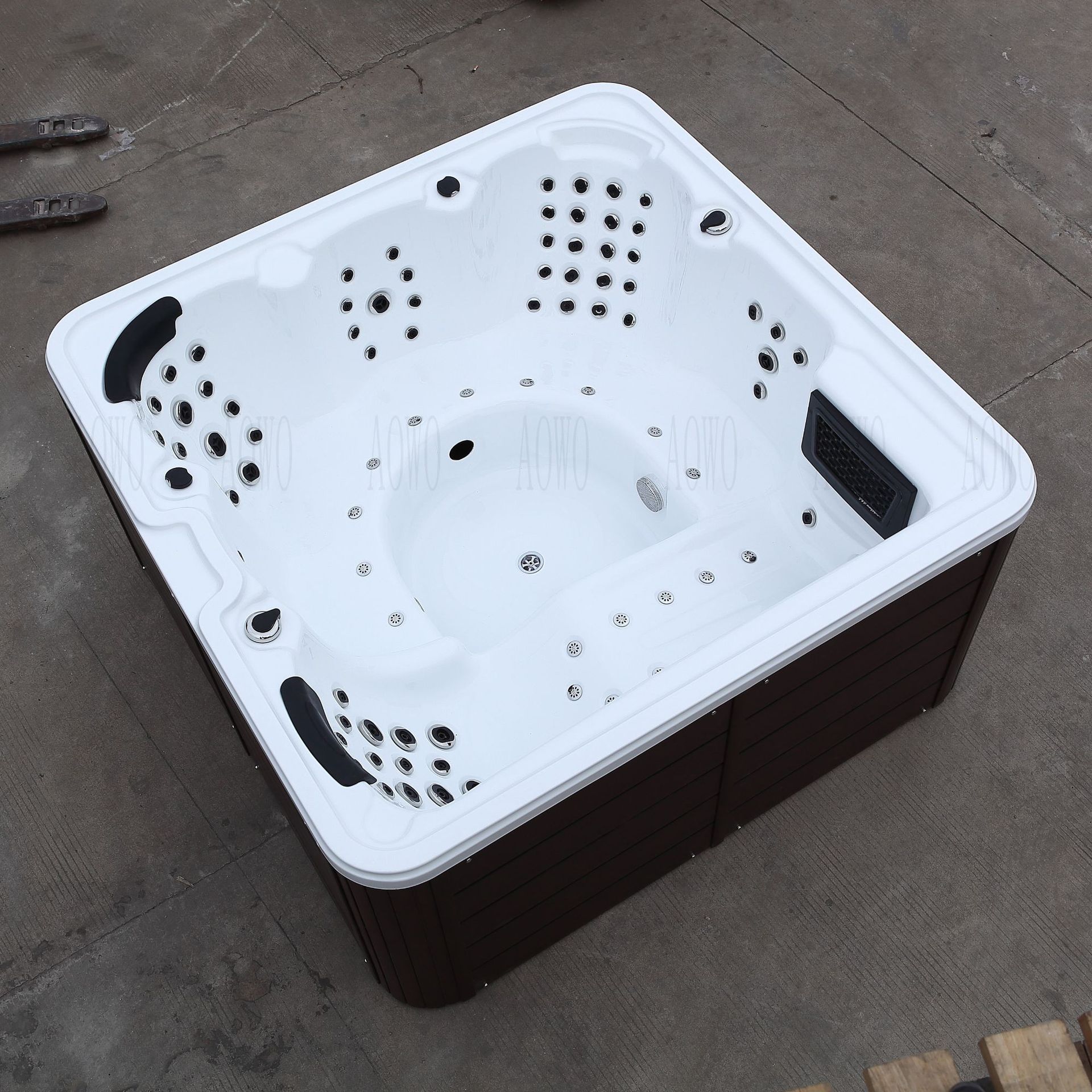 bañera acrílica gran piscina al aire libre jacuzzi bañera de hidromasaje al aire libre climatizada villa jardín spa bañera para 6 personas