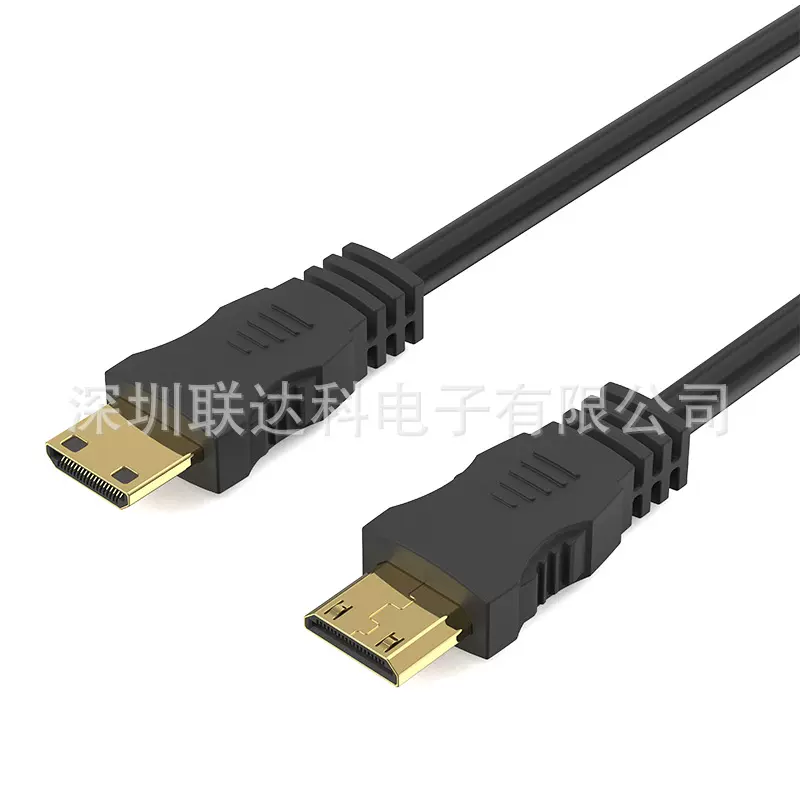 联达科 MINI HDMI公对MINI HDMI公 树莓派主机副屏迷你视频转接线