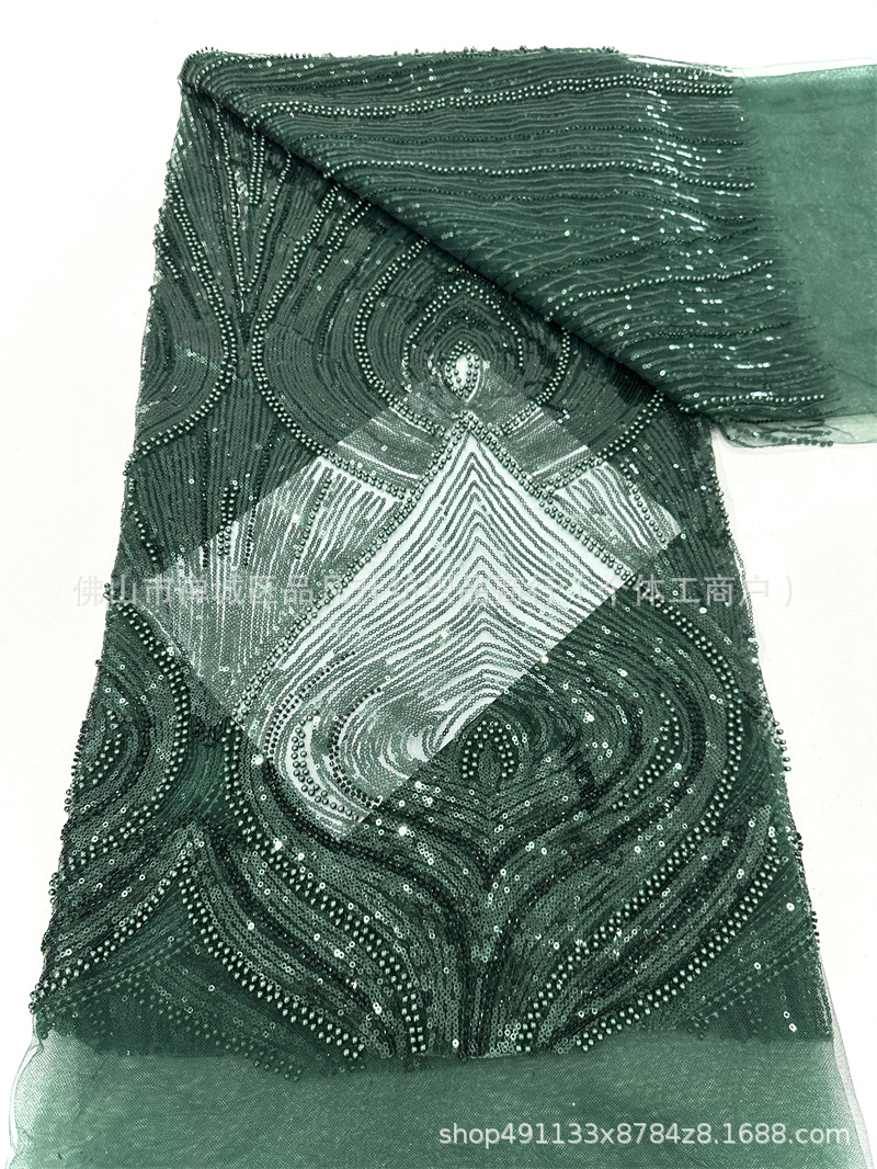 Tejido bordado de sequillas, tela bordada tridimensional, tela bordada de sequillas, tela bordada de sequillas, tela bordada de sequillas, stock transfronterizo image 10