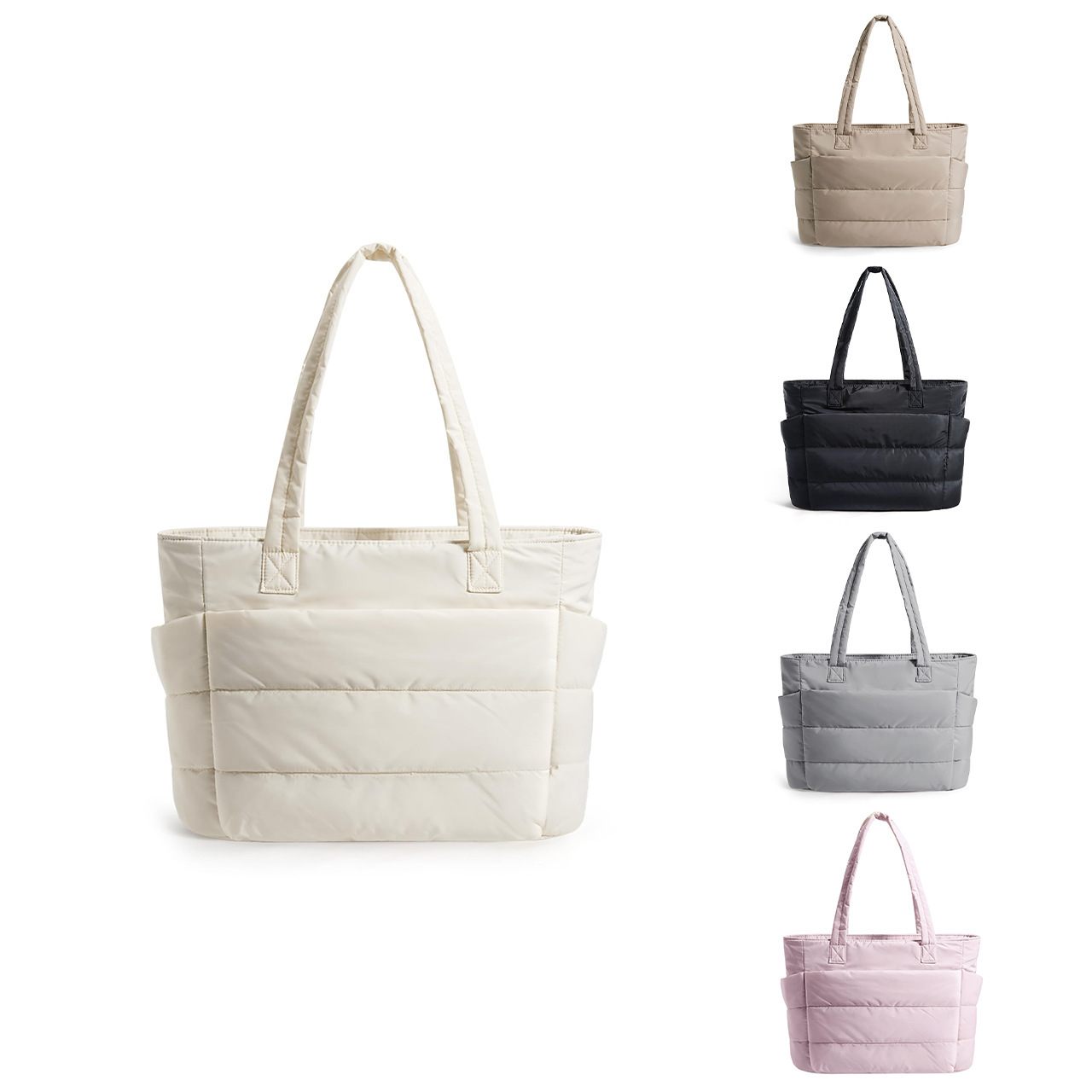 Cross-Border Amazon Tote Bag, Commuter Women's Bag, Casual Travel Shoulder Bag, Lightweight Large-Capacity Portable Travel Bag