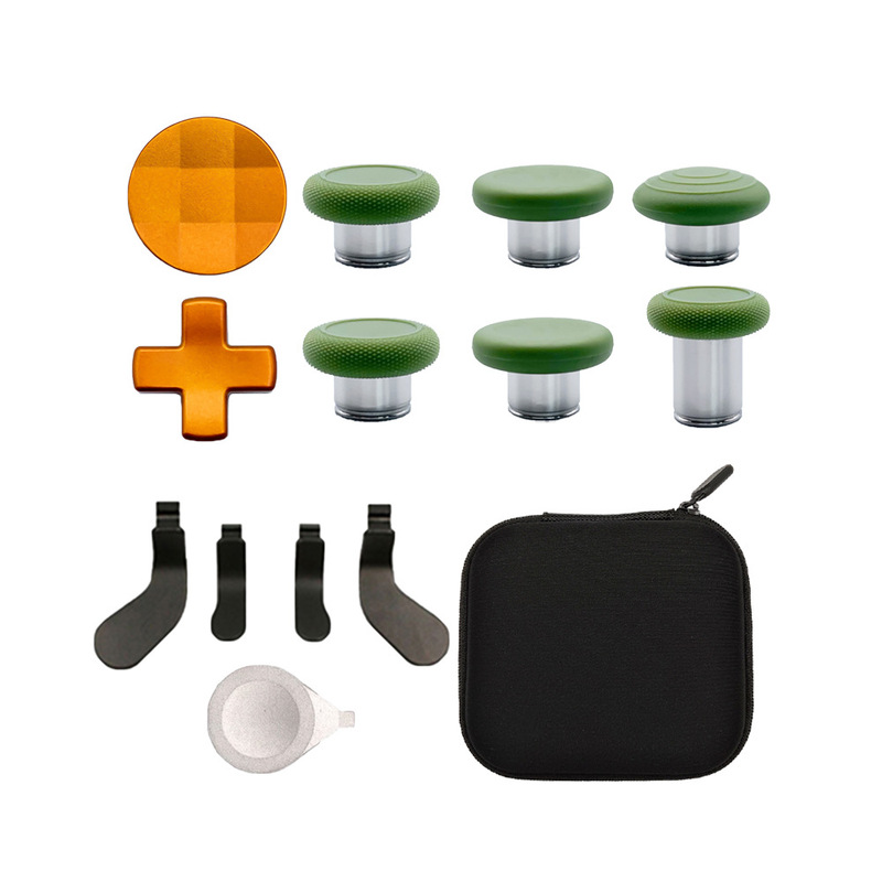 Suitable for Xbox one Elite II Halo Green Elite Handle Metal Paddle Cross Direction Button Suitable for Xbox one Elite II Halo Green Elite Handle Metal Paddle Cross Direction Button