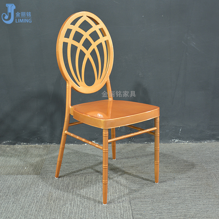 Los fabricantes exportan un gran número de Oriente Medio silla nórdica americana Phoenix Multi-forma redonda respaldo silla metal bambú Silla de comedor