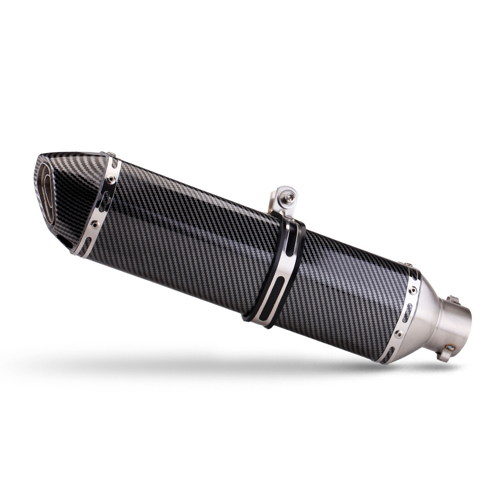 Motorcycle Scooter Ghost Fire Rs100 Qiaoge Jinzhan 6 Gy6 Universal Exhaust Pipe Tail Section Modification Small Hexagon