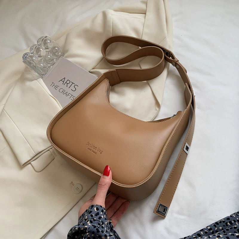 One-Shoulder Bag with Universal Strap, Faux Leather Crossbody, Stylish Everyday 4 Colors