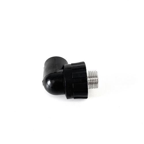 New material PE outer wire elbow 20-63 socket type wire elbow HDPE water supply pipe hot melt PE pipe fittings